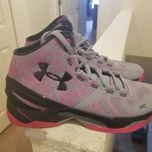 Under Armourspecial Edition Steph Curry sneakers.